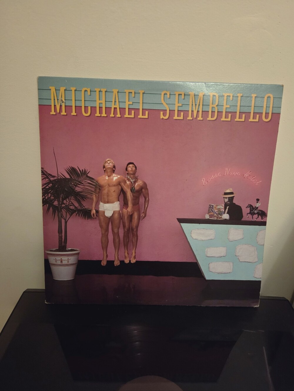 Michael Sembello 'Bossa Nova Hotel' Vinyl Album - Pink Cover